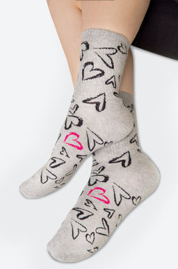 Женские носки из натурального хлопка Happy Fox  фото 4