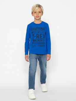 CRB wear/CWKB 63711-42-387 Джемпер для мальчика,синий/Ex.Cherubino  фото 2