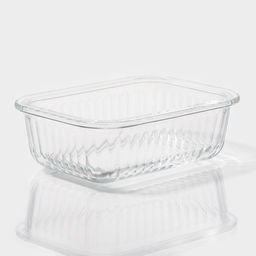 Контейнер для еды Доляна Basic, 640 мл, 1712.56.3 см, прямоугольный, жаропрочного стекло, прозрачный  фото 4