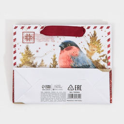 Пакет ламинированный горизонтальный Новогодняя бандероль, 15 12 5,5 см - Дарите счастье фото 7