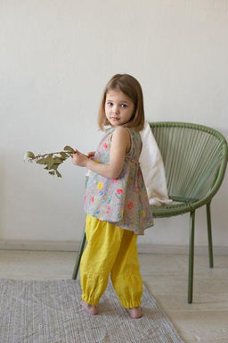 Л 21-7 бриджи для девочки "ELF" желтый