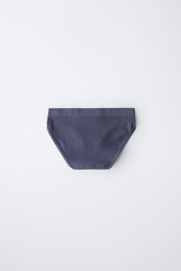8-14 YEARS/ THREE-PACK OF SEAMLESS WAFFLE-KNIT BRIEFS - Zara фото 4