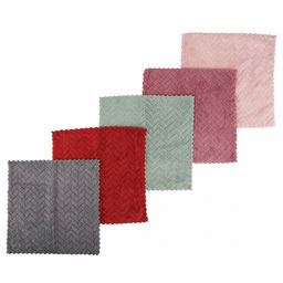 Салфетка для уборки 30х30см "Мастер", микрофибра, набор 5шт (Китай)