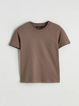 Bisiklet Yaka Kad?n Ti??rt