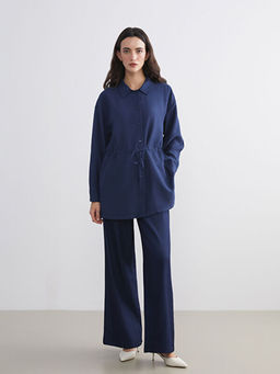 Beli Lastikli Wideleg Kad?n Jean Pantolon