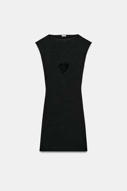 VESTIDO CUT OUT PUNTO STRETCH / Negro - Zara фото 5