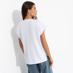 Футболка со спущенным плечом Оттенок настроения (heart) - Charutti фото 5