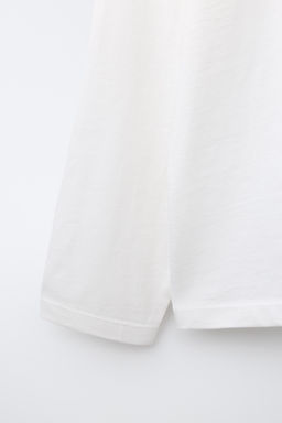 CAMISETA LISA / Blanco - Zara фото 5