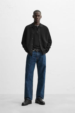 TEXTURED CARDIGAN WITH VISCOSE