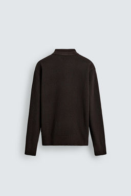 CHENILLE KNIT POLO SHIRT - Zara фото 8