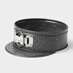 Форма для выпечки Доляна «Мрамор», 17×7 см, съёмное дно, антипригарное покрытие, серая