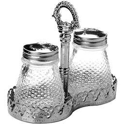 40486 Набор для специй на подставке 3 пр стекло/нерж MB (х96) - Mayer&boch фото 5