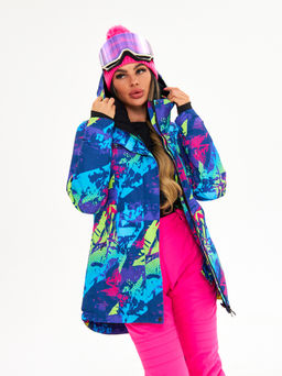 Женская горнолыжная сноубордическая куртка Alpha Endless Ultra Chaleur SNB 423/316_8 Разноцветный  фото 16