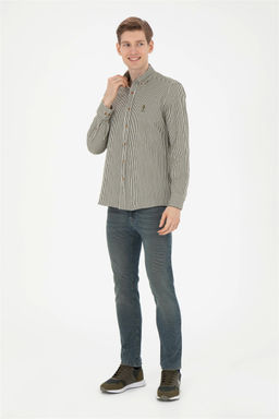 U. S. Polo Assn / Мужские зеленые джинсовые брюки - U.s. polo assn фото 3