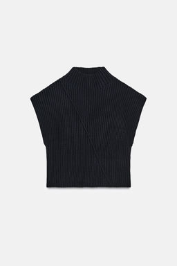 RIBBED KNIT VEST - Zara фото 19