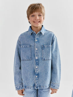 Куртка джинсовая для мальчиков оверсайз