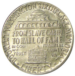 1/2 доллара (50 центов) 1950 года S США Букер Талиафер Вашингтон