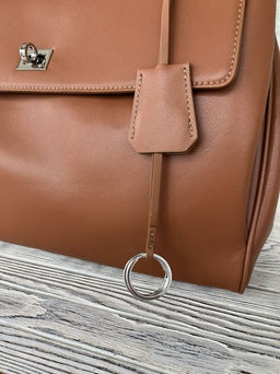 Женская кожаная сумка-портфель 8399-3 Рыжий - Sergio valentini фото 7