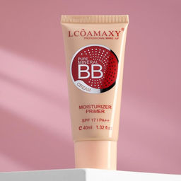 Цена за 24 шт. BB-крем для лица LCOAMAXY, бежевый тон с персиковым оттенком 40 мл