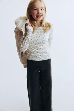 Pantal?n holgado efecto denim - H&m фото 5