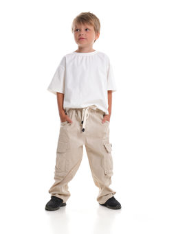 Брюки карго для мальчика 33-72073 бежевый - Mini maxi фото 6