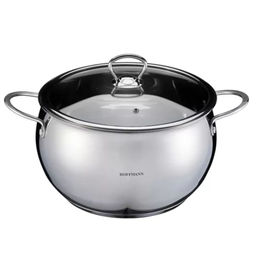 Кастрюля нерж. сталь, 8,5л.(24см) НМ 5346