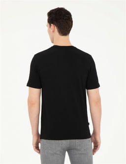 Siyah Slim Fit Basic Ti__rt - Pierre cardin фото 5