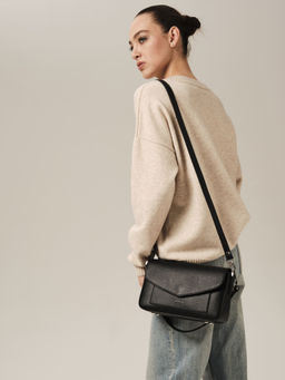 Кожаная сумка Rosie DBR 31158 черный фото 4