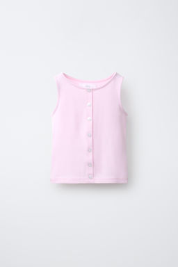 CAMISETA BOTONES / Rosa