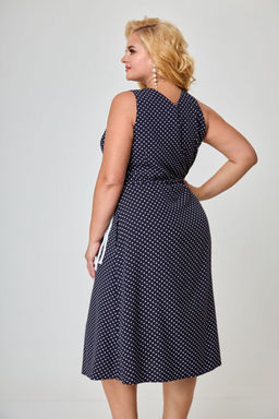 Костюм ANELLI 1055 синий горох+белый жакет  фото 7