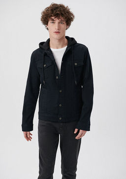 Brandon 90lar Siyah Jean Ceket