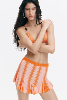 Knitted viscose shorts - H&m фото 2