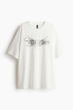 Camiseta oversize con motivo - H&m фото 6