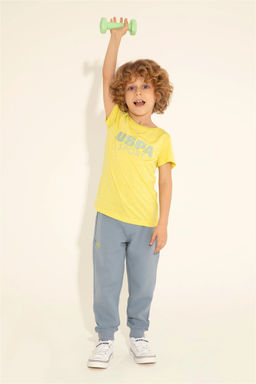 U. S. Polo Assn / Футболка с круглым вырезом фисташкового цвета для мальчиков - U.s. polo assn фото 2