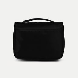 Косметичка-несессер дорожная на молнии, липучках, с крючком, с ручкой, чёрная - Simaland фото 2