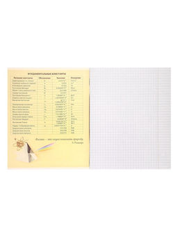 Цена за 10 шт. Тетрадь предметная, 48 листов в клетку, Calligrata Доска. Физика  фото 8