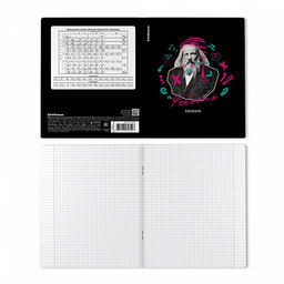 Цена за 5 шт. Тетрадь общая ученическая с пластиковой обложкой на скобе ErichKrause Persons, Химия, 48 листов, клетка  фото 2