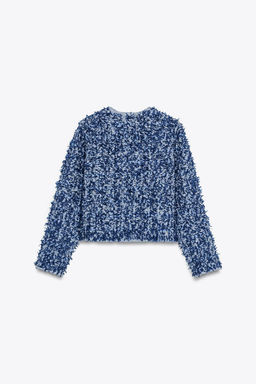 CABLE KNIT CARDIGAN - Zara фото 6