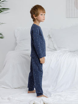 К 1621/синий 1179 Н047 пижама дет