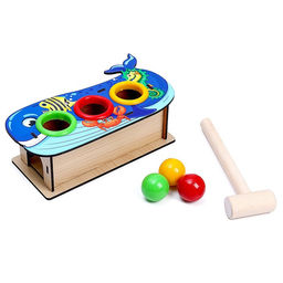 Стучалка «Кит», 3 шарика