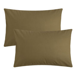 Комплект наволочек Этель 50х70 см - 2 шт, зеленый, 100% хлопок, поплин