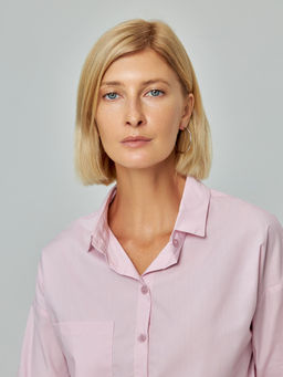 Блузка женская дл. рук. KATHARINA KROSS KK-B-0004V-розовый  фото 6