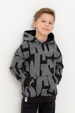 Crockid _ КР 302646/черный,большие буквы к524 джемпер для мал