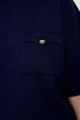 Bej Cep Detayl? Triko Kazak TWOAW25KZ00064 - Trendyolmilla фото 13