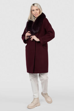 Мех натуральный (песец) Пальто утепленное Термофинн 100 г - El podio фото 2