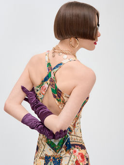 Платье с принтом масло OD-632-5