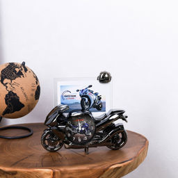 Часы фоторамка Мотоцикл 25 см / PF003B /уп 60/ - Галеонтрейд фото 2