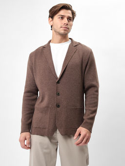 Кардиган мужской GREG G136-KF-коричневый 525 фото 4