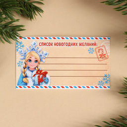 Цена за 2 шт. Подарочный набор новогодний «Дед Мороз»: печенье с предсказанием, шоколад, послание с пожеланием