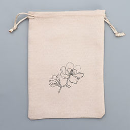 Цена за 5 шт. Мешок замшевый Цветок, 13 18 см +/- 1.5 см - Дарите счастье фото 4